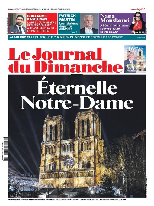 Title details for Le Journal du dimanche by Lagardere Media News - Available